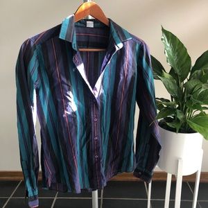 Vintage Retro Button Up Shirt